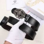 Perfect Replica Versace Cross Medusa Buckle Leather Belt